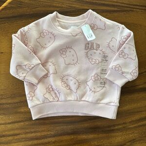 GAP Hello Kitty Cotton Fleeced Sweatshirt 12-18M